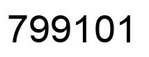 Número 799101 imagen negro