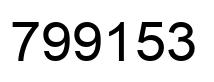 Número 799153 imagen negro