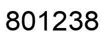 Número 801238 imagen negro