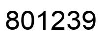 Número 801239 imagen negro