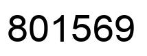 Número 801569 imagen negro