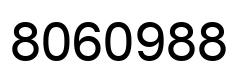 Number 8060988 black image