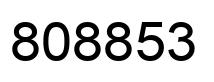 Número 808853 imagen negro