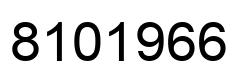 Number 8101966 black image
