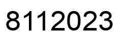 Number 8112023 black image