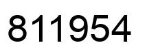 Número 811954 imagen negro
