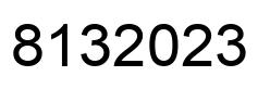 Number 8132023 black image