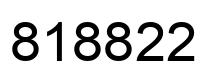 Number 818822 black image