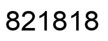 Number 821818 black image