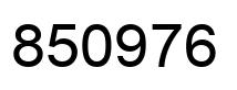 Número 850976 imagen negro