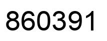Number 860391 black image