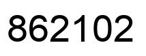 Number 862102 black image