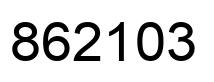 Número 862103 imagen negro
