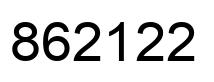 Número 862122 imagen negro