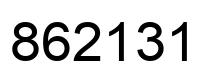 Número 862131 imagen negro