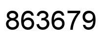 Número 863679 imagen negro