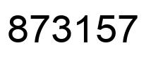 Número 873157 imagen negro