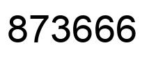 Número 873666 imagen negro