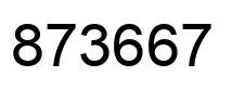 Número 873667 imagen negro