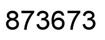 Número 873673 imagen negro