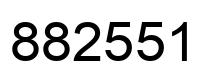 Número 882551 imagen negro
