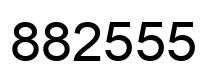 Número 882555 imagen negro