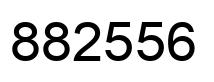 Número 882556 imagen negro