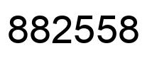 Número 882558 imagen negro