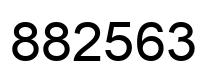 Número 882563 imagen negro