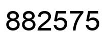 Número 882575 imagen negro