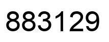 Number 883129 black image