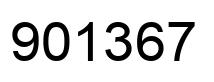 Número 901367 imagen negro