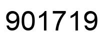 Número 901719 imagen negro