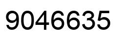 Número 9046635 imagen negro