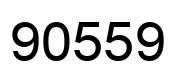 Number 90559 black image