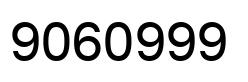 Número 9060999 imagen negro