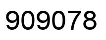 Número 909078 imagen negro