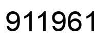 Número 911961 imagen negro