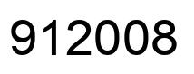 Number 912008 black image