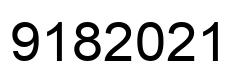 Number 9182021 black image