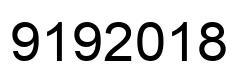 Number 9192018 black image