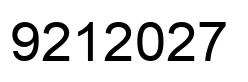 Número 9212027 imagen negro