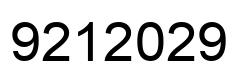 Número 9212029 imagen negro