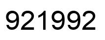 Número 921992 imagen negro