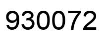 Número 930072 imagen negro