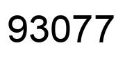 Número 93077 imagen negro