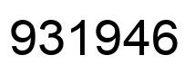 Número 931946 imagen negro