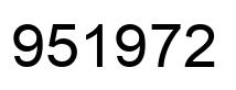 Número 951972 imagen negro