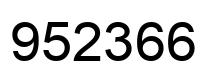 Número 952366 imagen negro