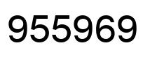 Número 955969 imagen negro